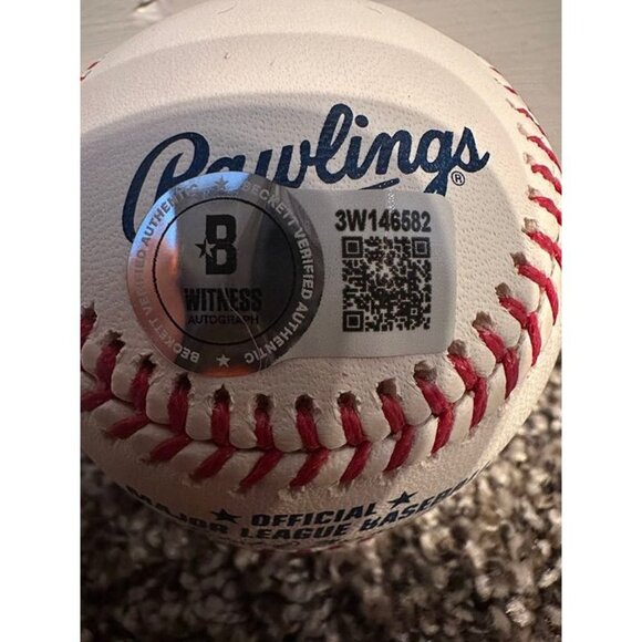 Steve Nash signed autographed OMLB Baseball Phoenix Suns Basketball HOF'er BAS - Picture 3 of 3